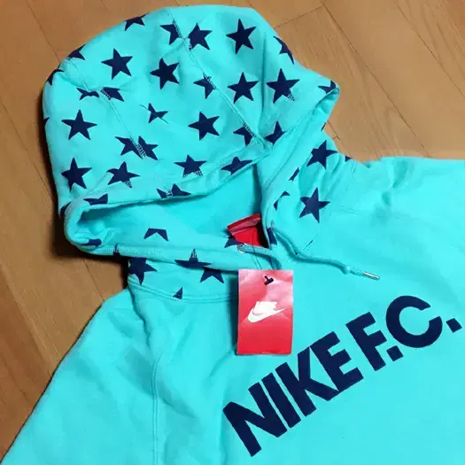 [Nike/새것] NIKE.FC 별 민트후드 팝니다.