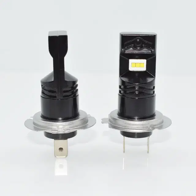 2pcs 80w 흰색 6000k 3200lm 12V h7 led