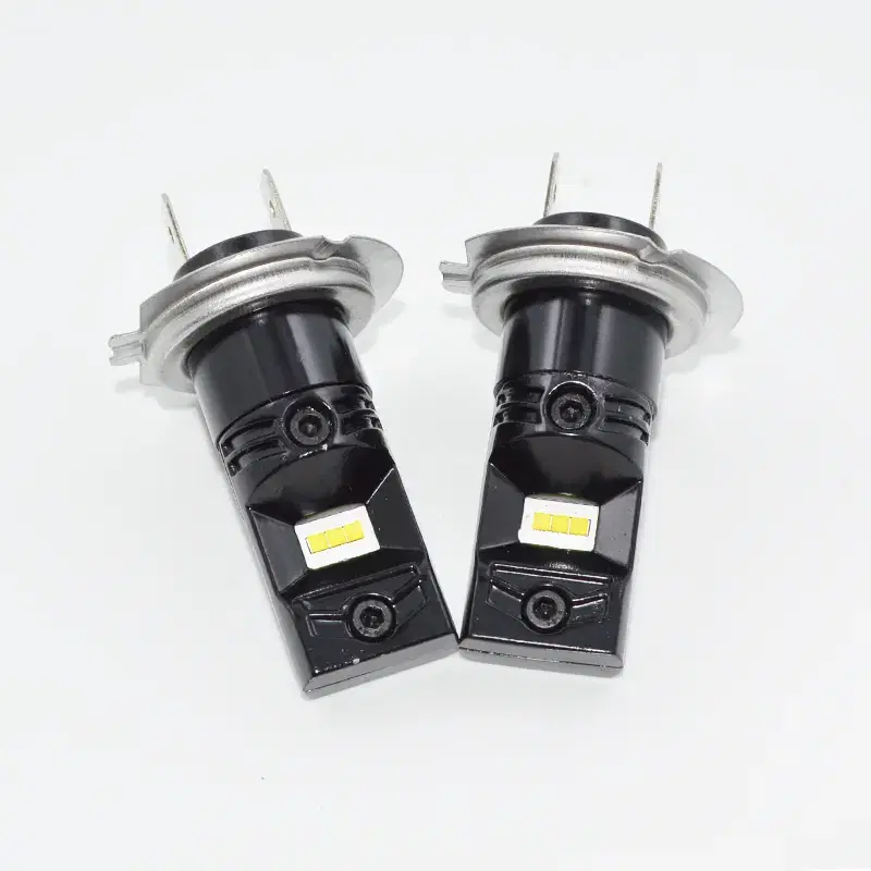 2pcs 80w 흰색 6000k 3200lm 12V h7 led