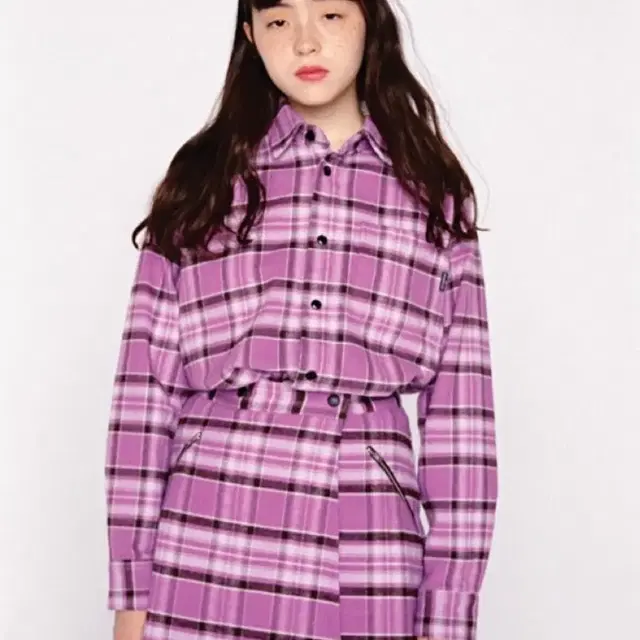 디스이즈네버댓 flannel check 우먼 플란넬체크스커트