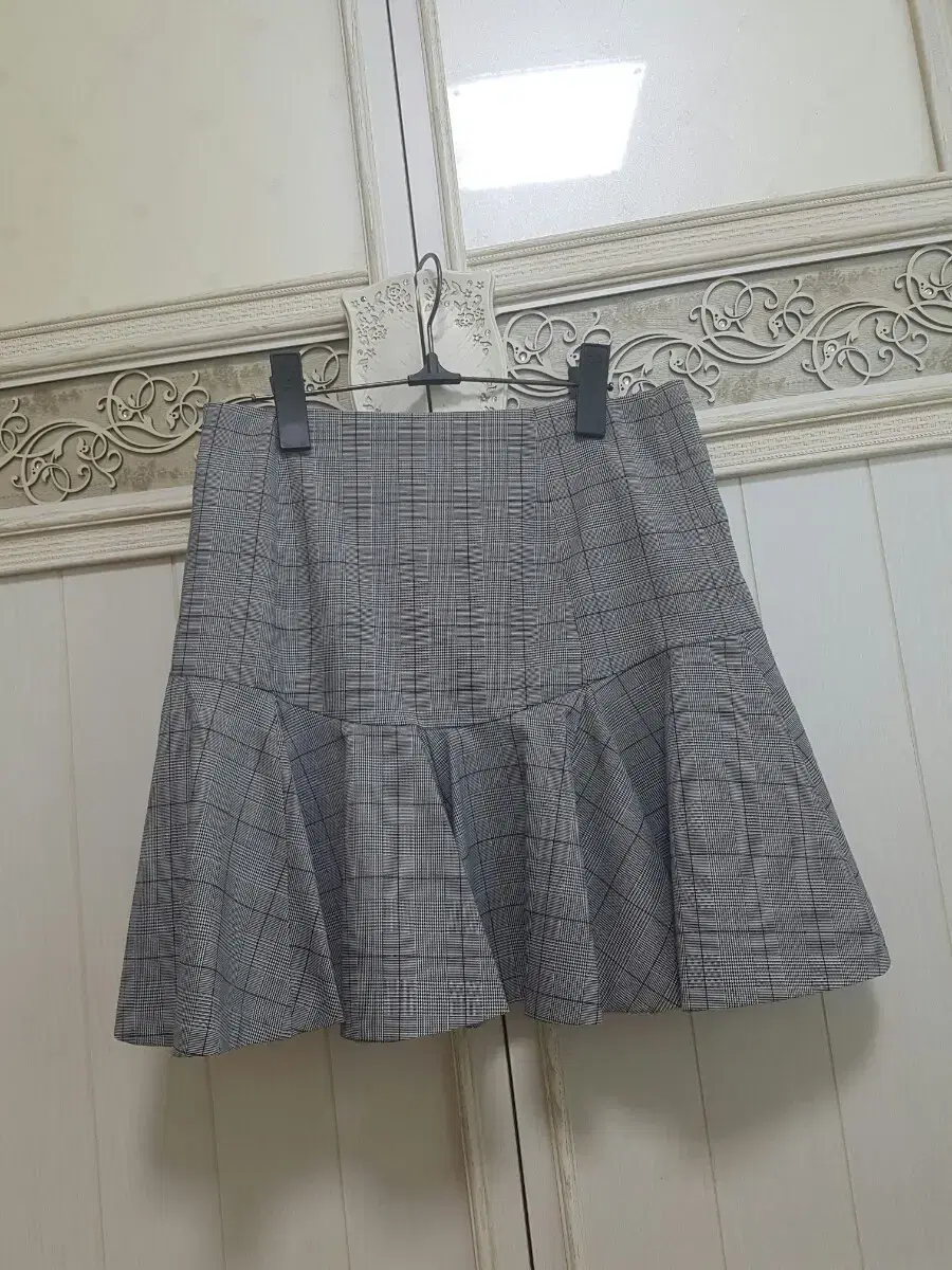 [S] Check Flare Skirt~♥