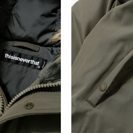 네버댓 WOODSMAN Down Parka Olive