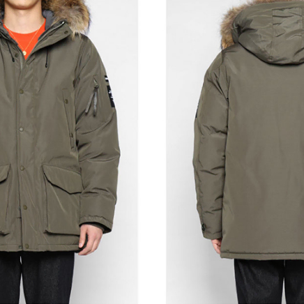 네버댓 WOODSMAN Down Parka Olive