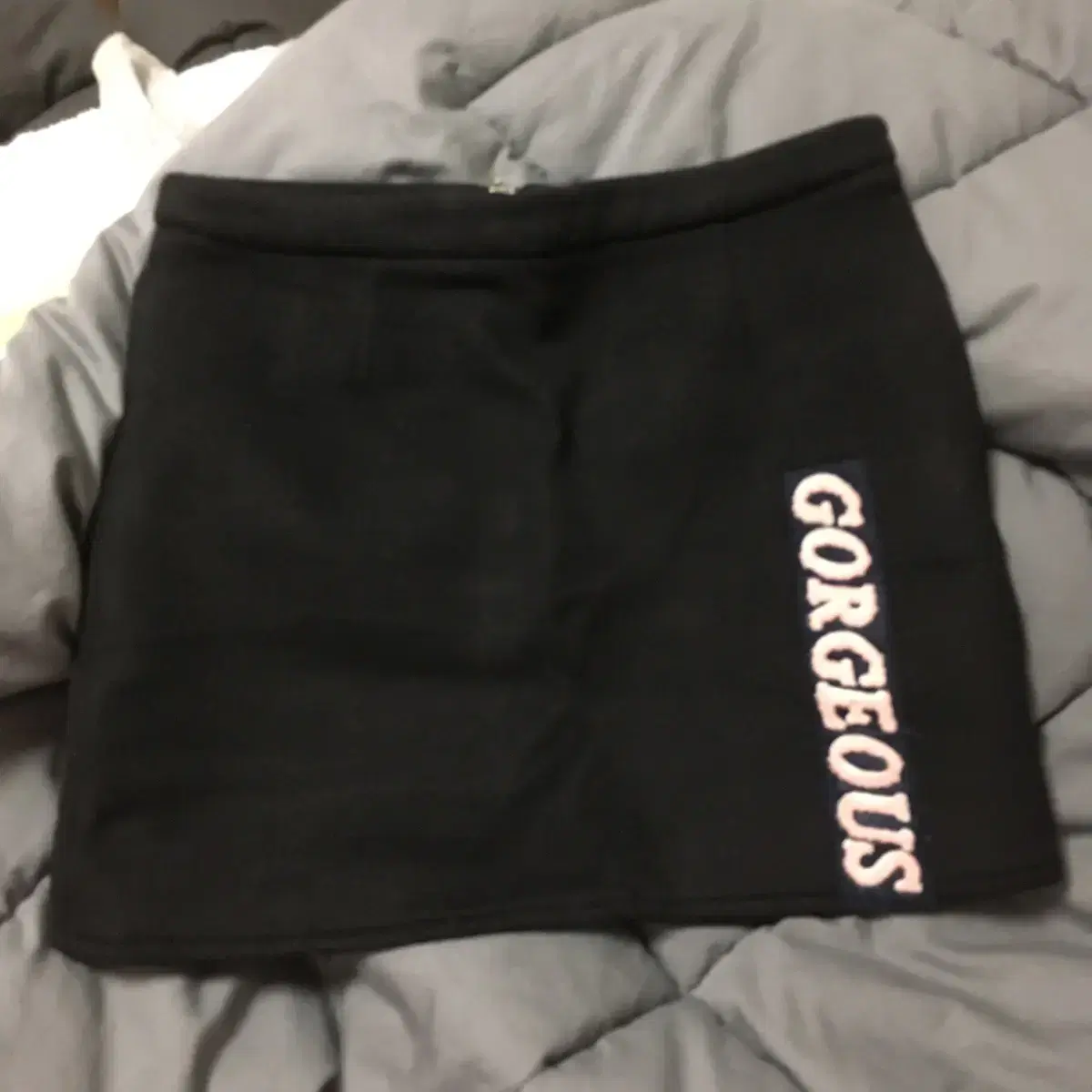 마가린핑거스 gorgeous mini skirt black