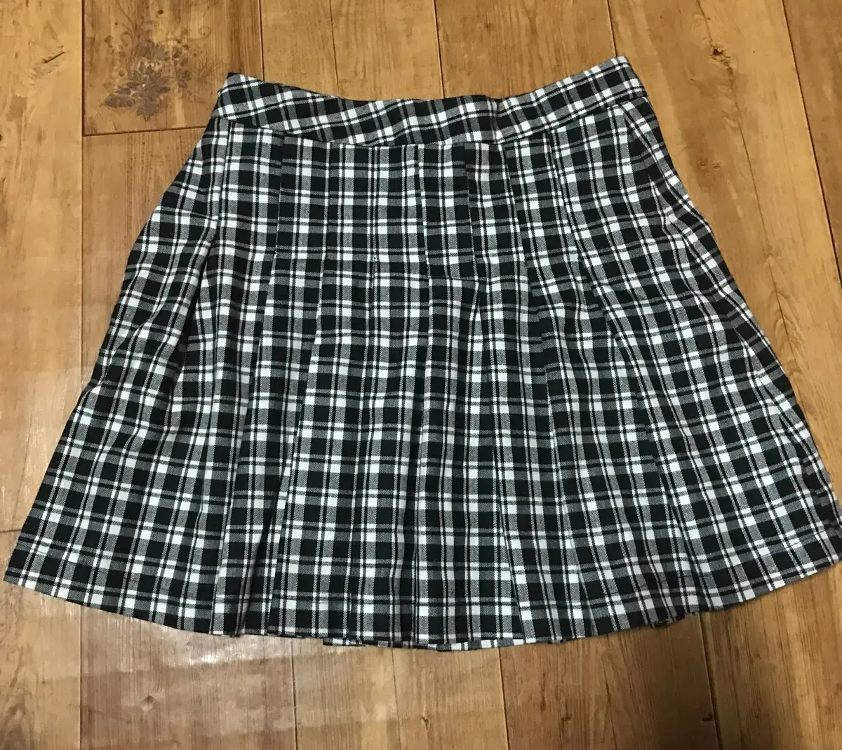 Checked tennis skirt