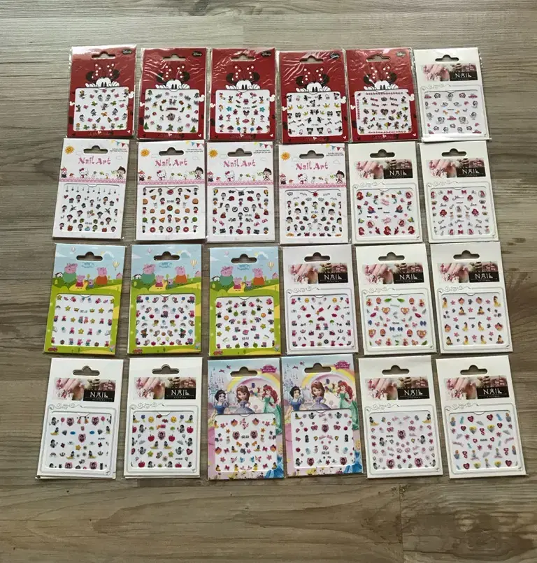캐릭터 네일스티커 새상품