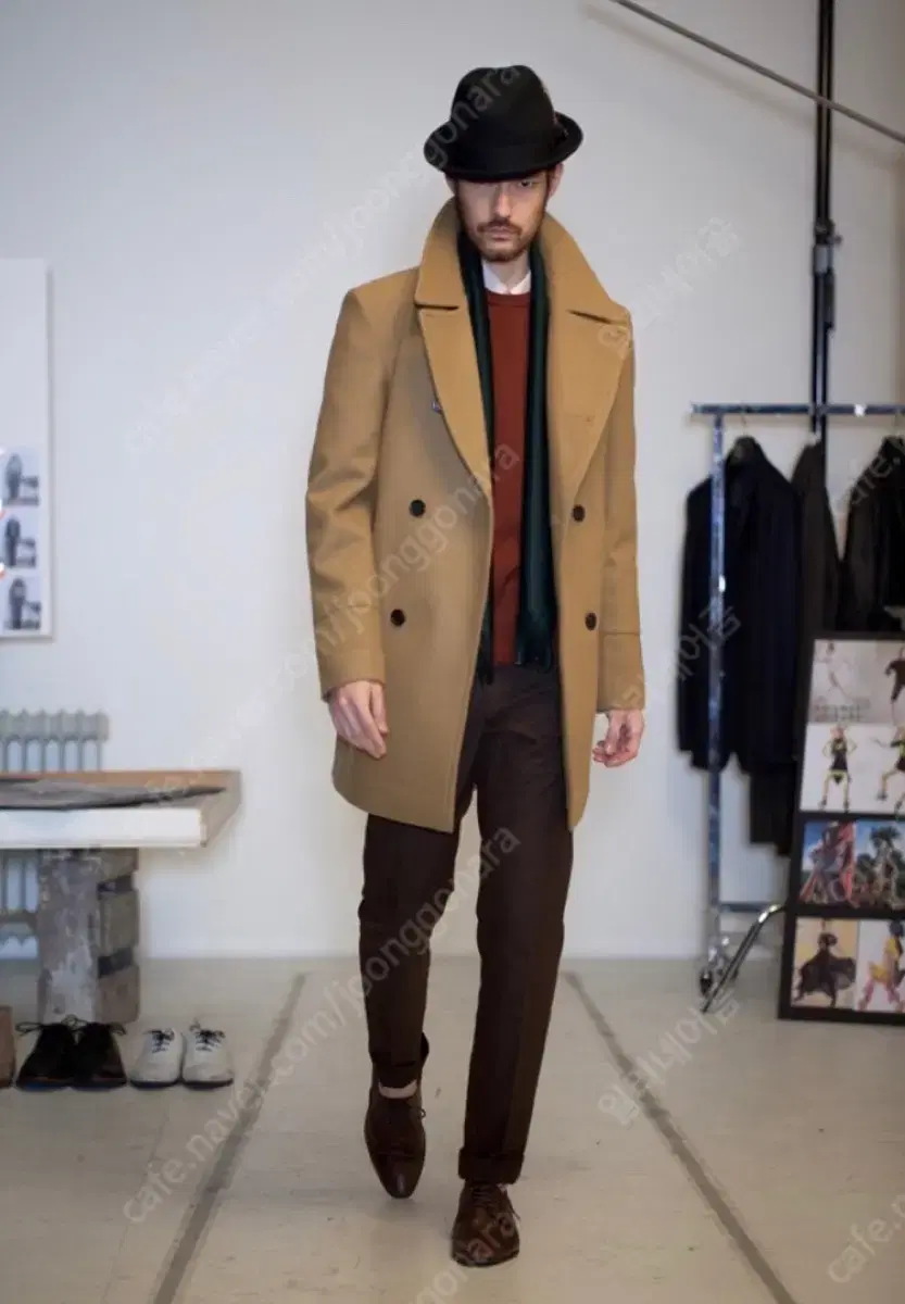 Dirty Mu Coat Camel Long