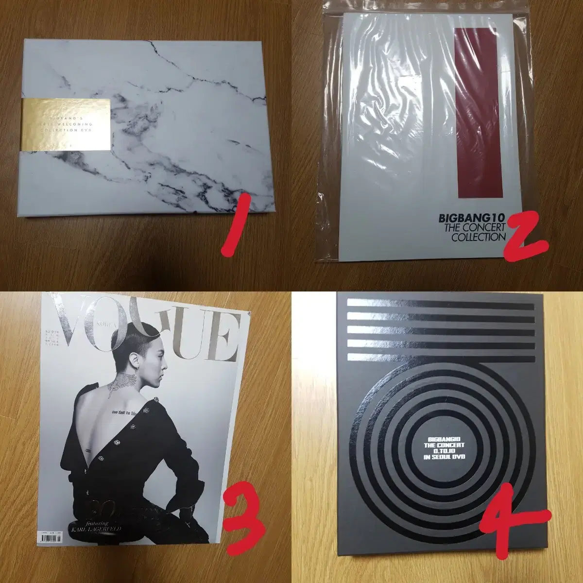 Big Bang Merchandise album dvd Autographed DVDs photobook Price Drops