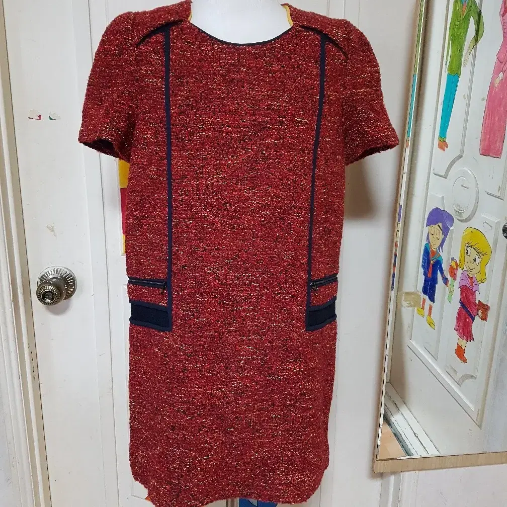 [55] Tyrene-colored tweed dotom ONEPIECE *PRICE REDUCED*.