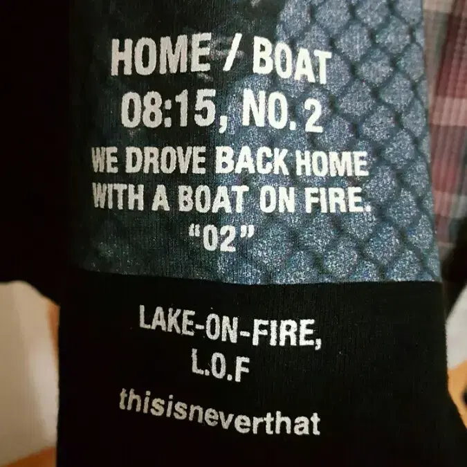 [S] 디스이즈네버댓 lake on fire 후드s