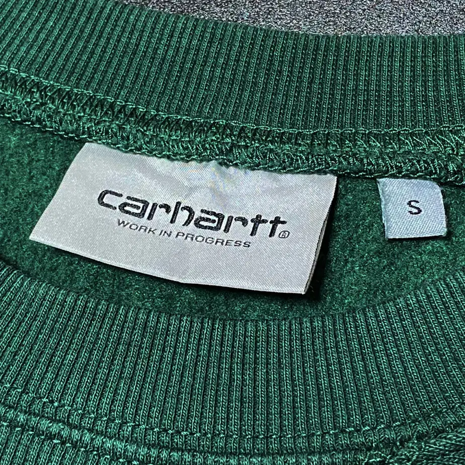 [정품] CARHARTT 칼하트 카우 로고자수 오버핏 기모 맨투맨(S)