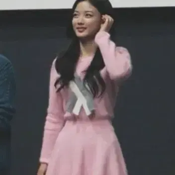 [S] [티렌]김유정 앙고라 원피스 착샷