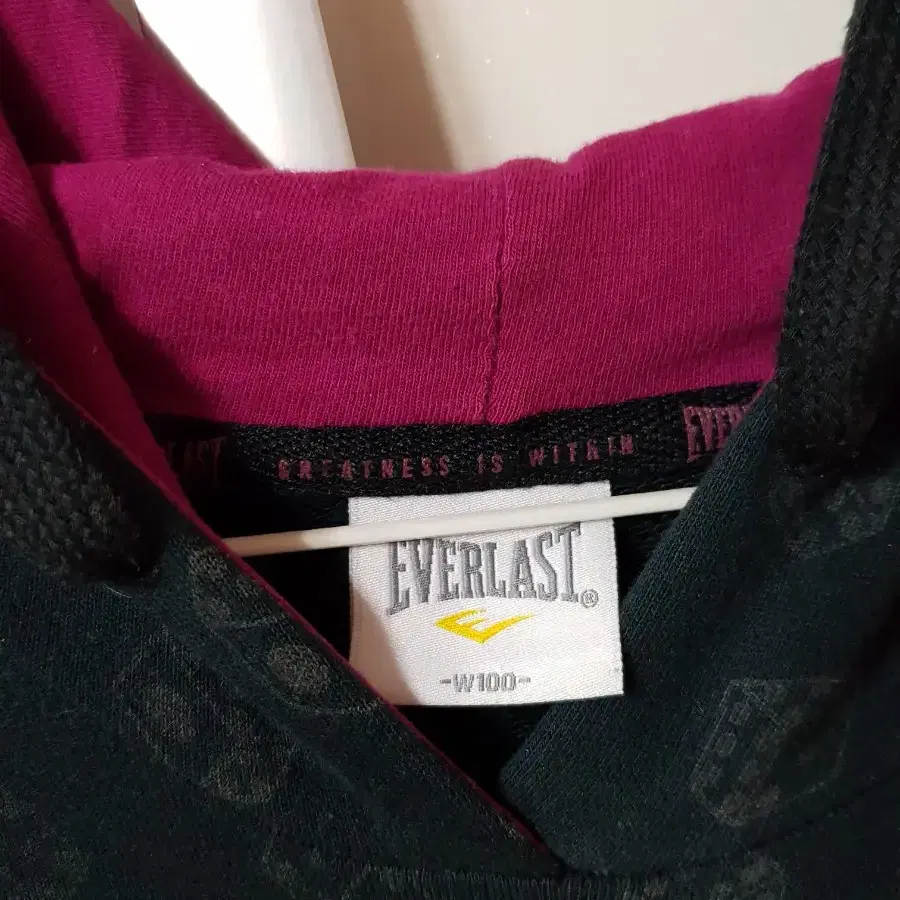 [100] everlast 정품 후드티