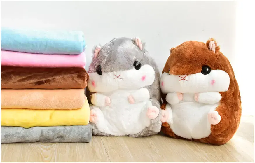 Hamster doll + blanket set