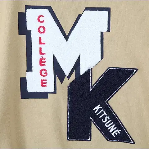 [메종키츠네] 맨투맨 COLLEGE PATCH (새상품)