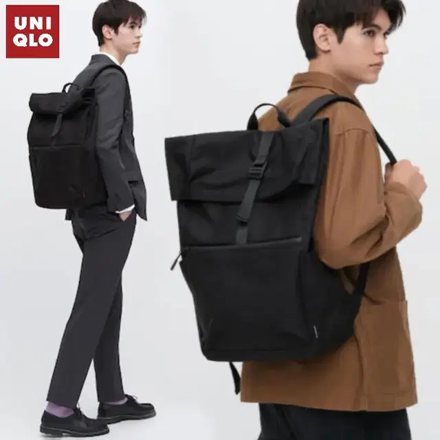 [정품] UNIQLO 유니클로 오버사이즈 롤업 백팩