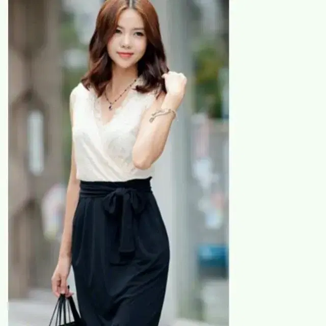 [FREE] Office Look Lace Goddess Slim Wrap ONEPIECE Straps Wrap Skirt