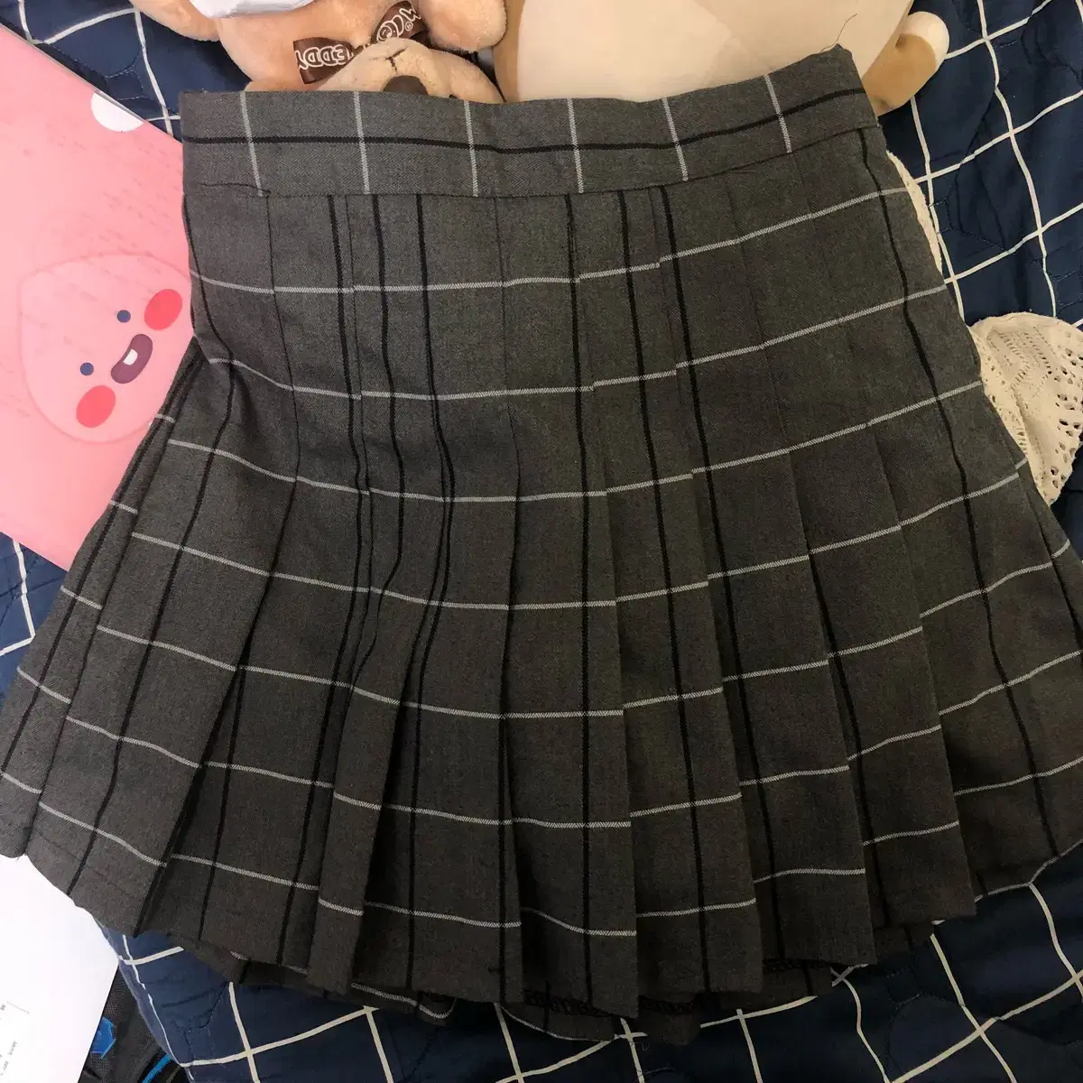 Checked tennis skirt