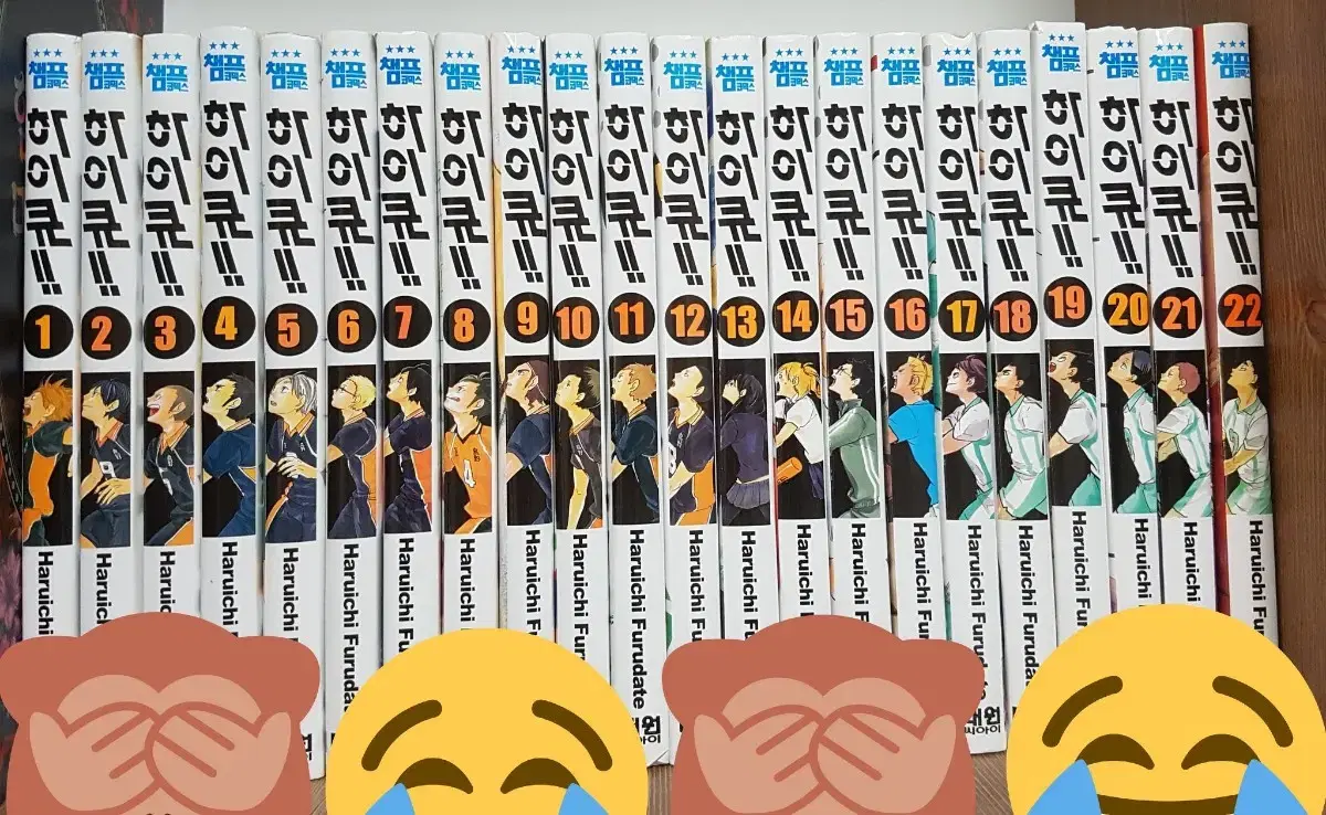 Selling urgently haikyuu Vol. 1 ~ Vol. 22 5.0