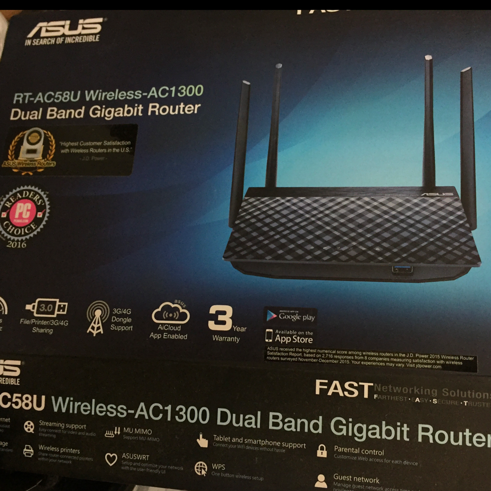 ASUS AC 58 U 유무선 공유기 90,000원