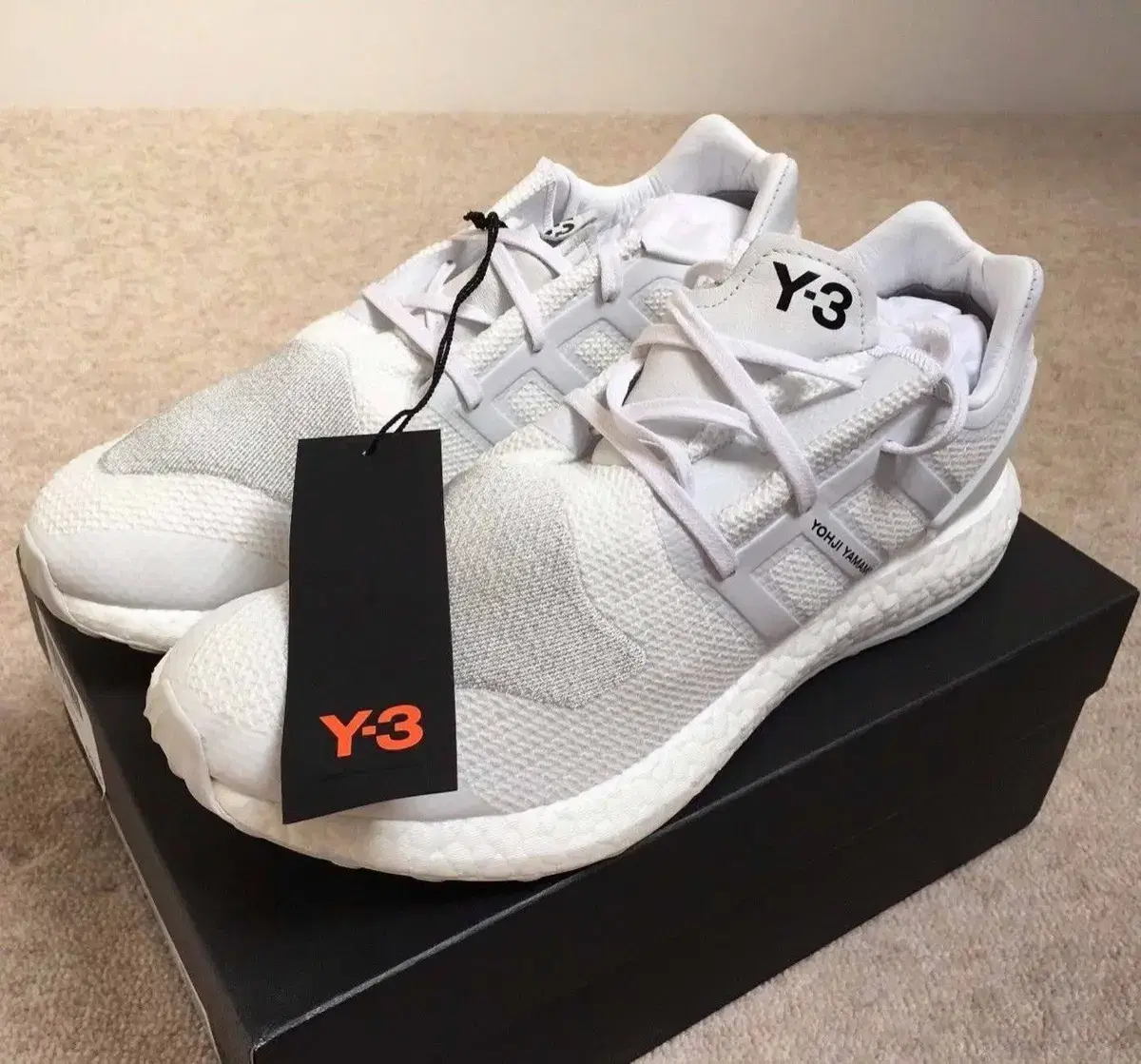 Y-3 퓨어 부스트 트리플 화이트 Pure Boost Triple Whi