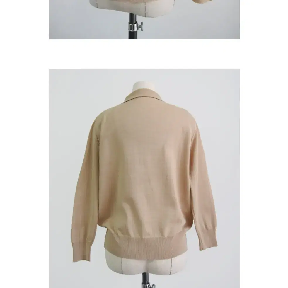 [프레클] 정가 6만원 collar knit (beige) 카라 니트