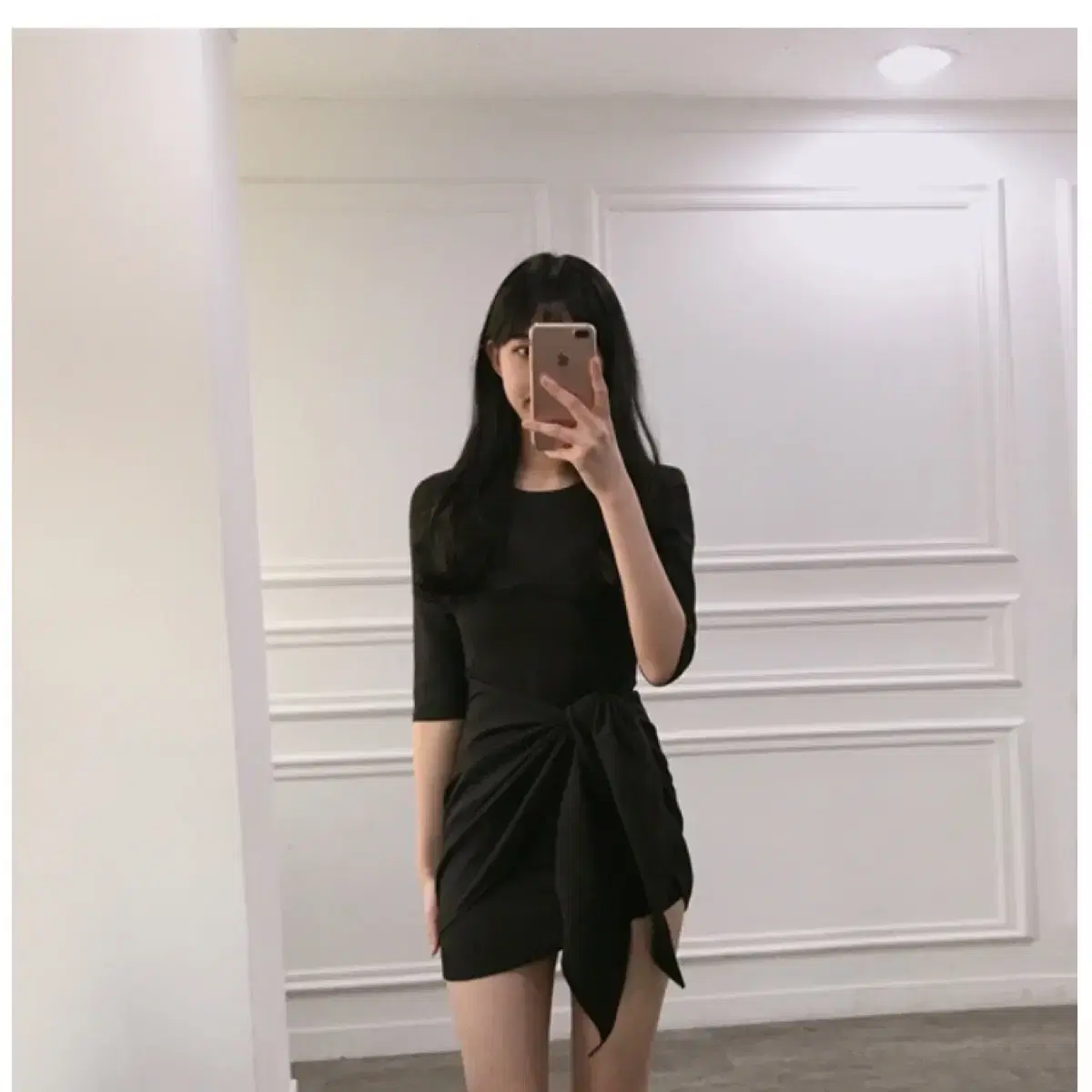 Knot Wrap ONEPIECE Black