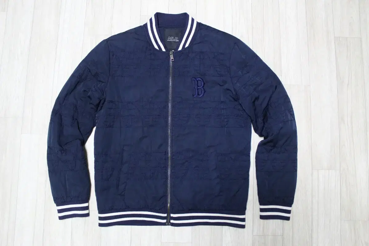 [L] MLB Authentic Luxury Baseball Jumper Dark Navy