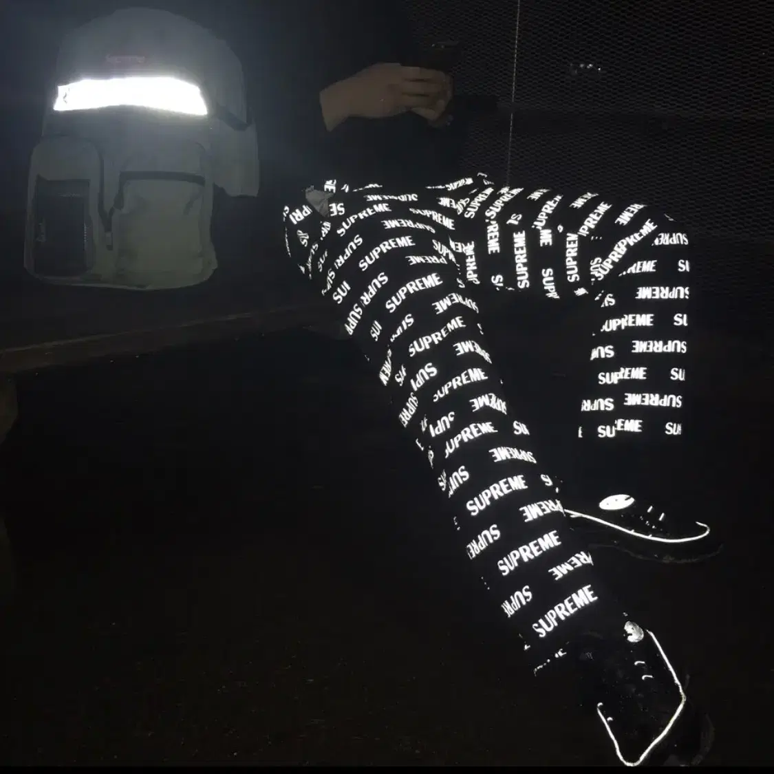 슈프림 reflective 3m 팬츠