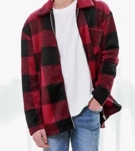 [FREE] ❤30% Off,New Arrivals❤ FreeSize Check Shirt Zip Up