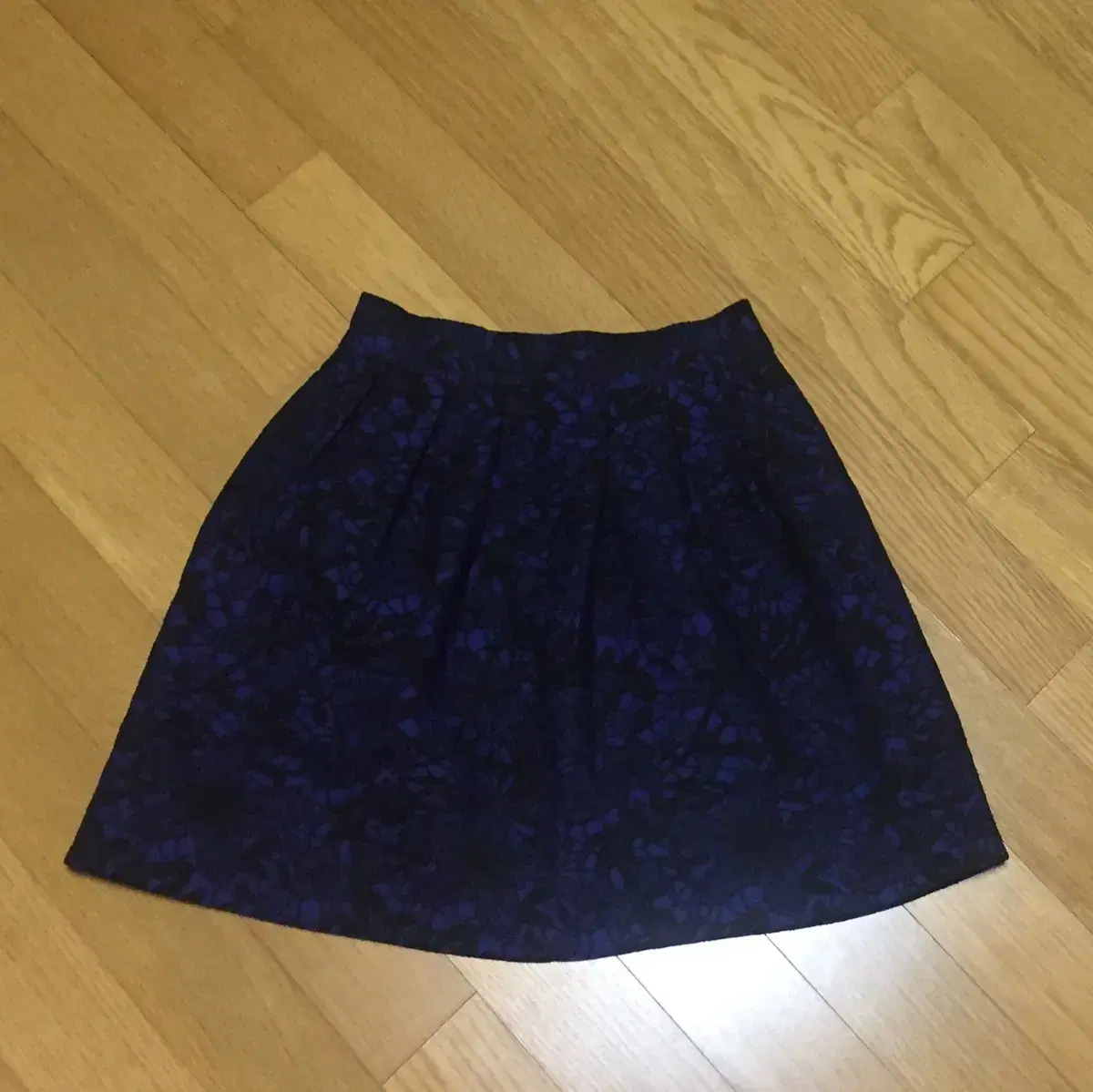 Cutti Cutty Banding Skirt | Black-Cobalt