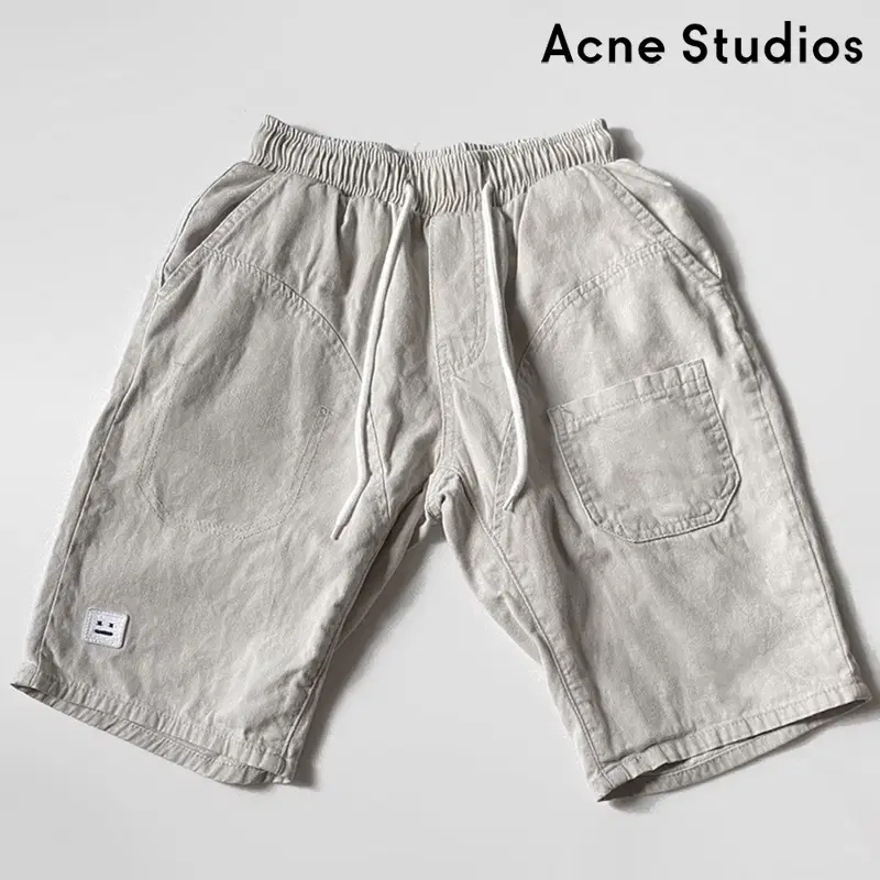 [정품]ACNE STUDIOS 아크네스튜디오 빈티지워시드 밴딩쇼츠(26)