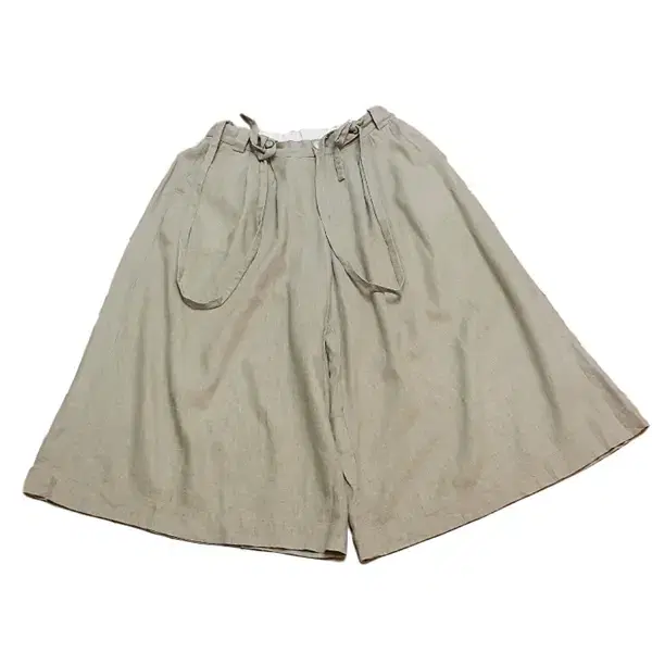 Japanese Vintage Linen Natural Wide-leg Pants