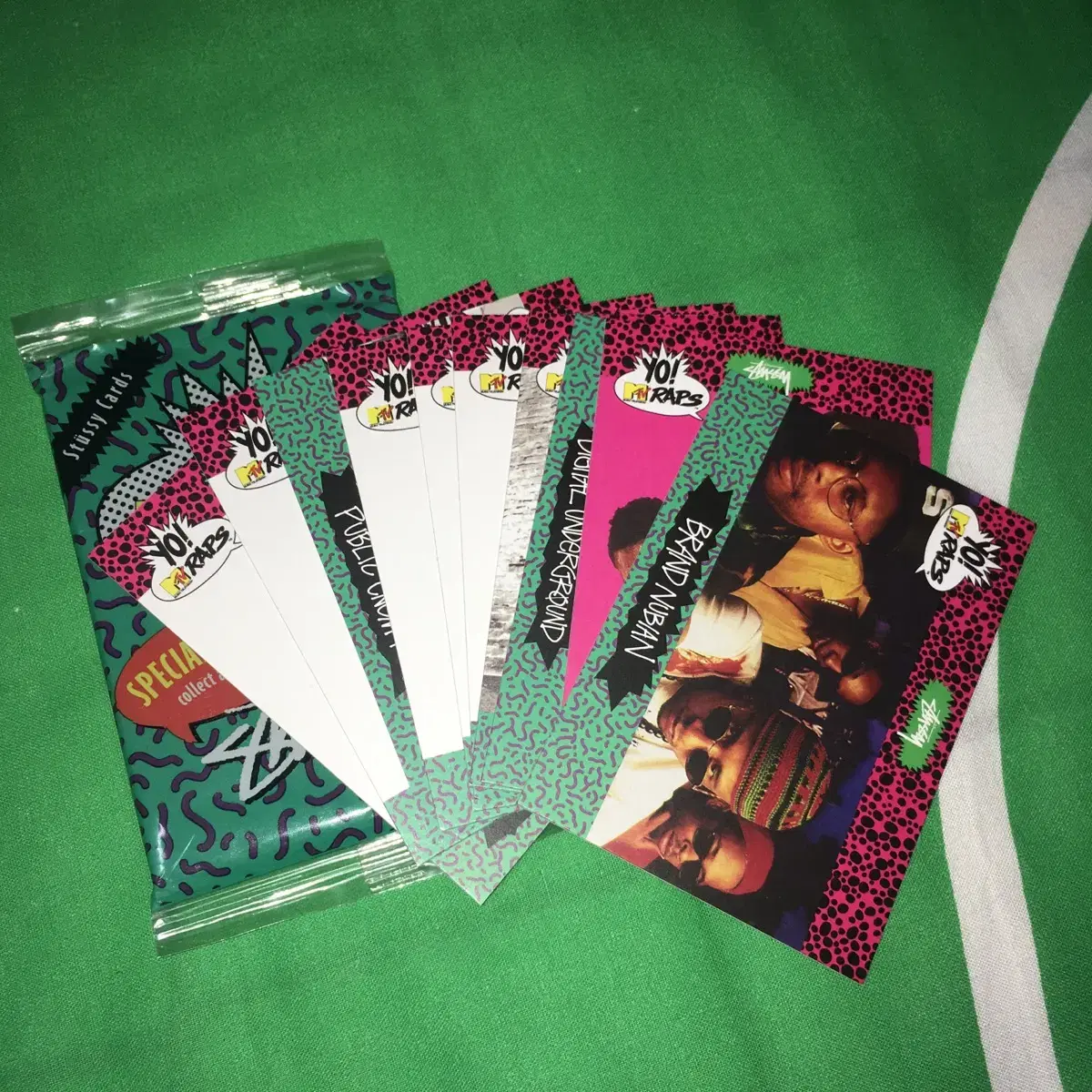 stussy X mtv cards _Yo! Mtv Raps