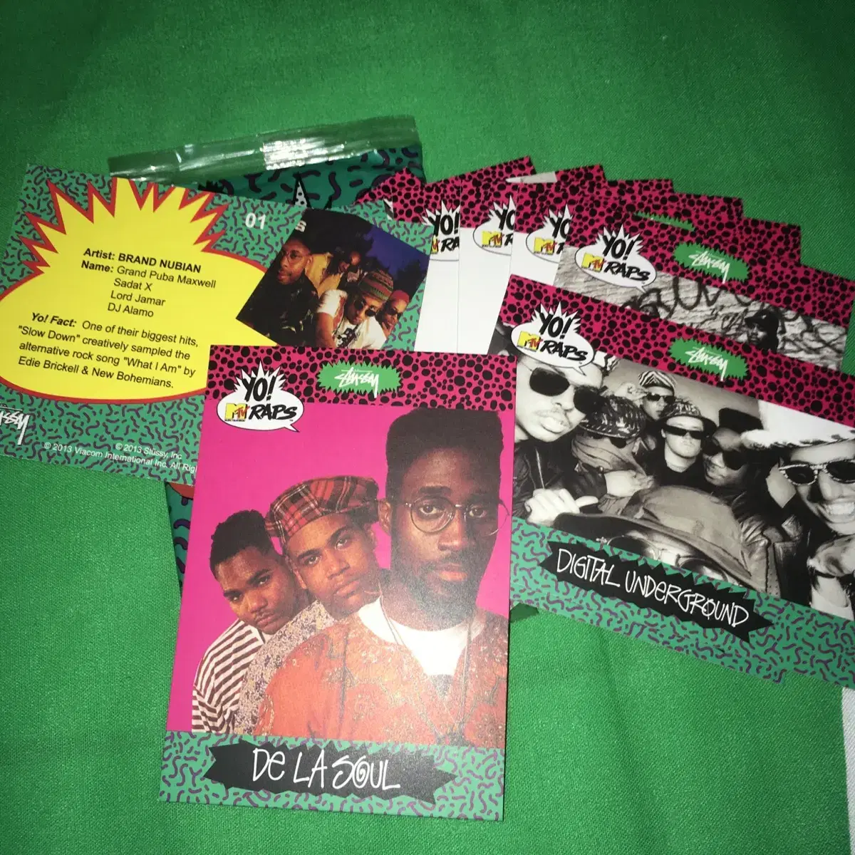 stussy X mtv cards _Yo! Mtv Raps