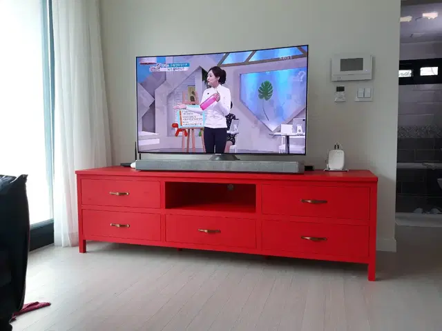 LED UHD TV대 거실장