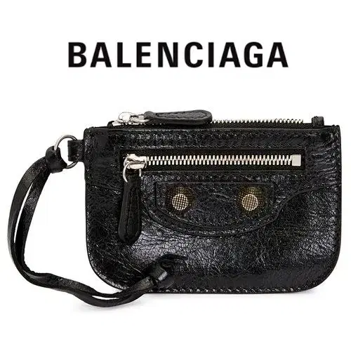 [정품] BALENCIAGA 발렌시아가 르 카골 소가죽 코인 지퍼지갑