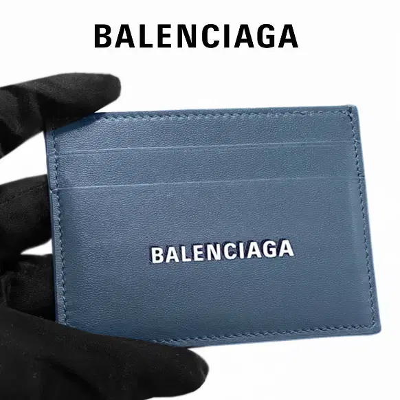 [정품] BALENCIAGA 발렌시아가 3D 로고프린팅 카드지갑