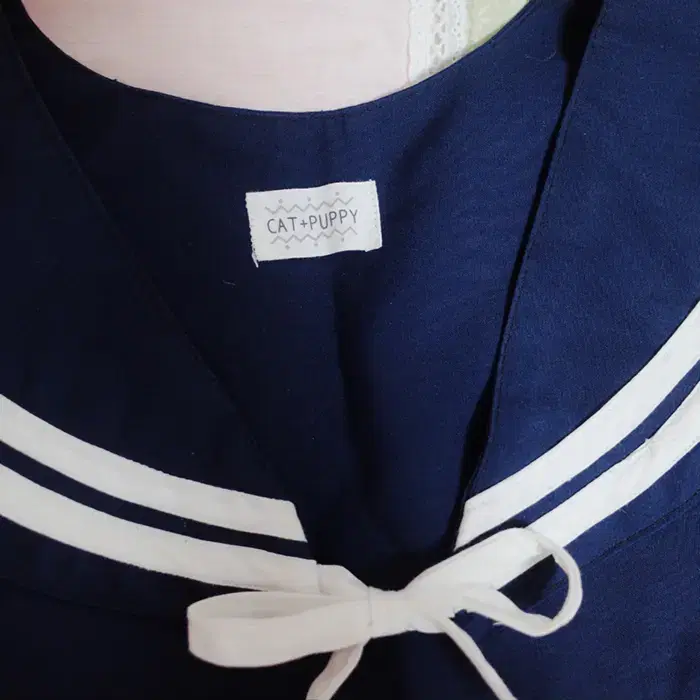 cat x puppy sailor collar