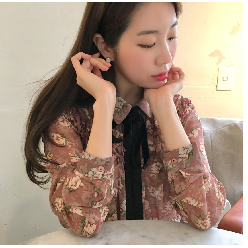 스키니피그  floren blouse