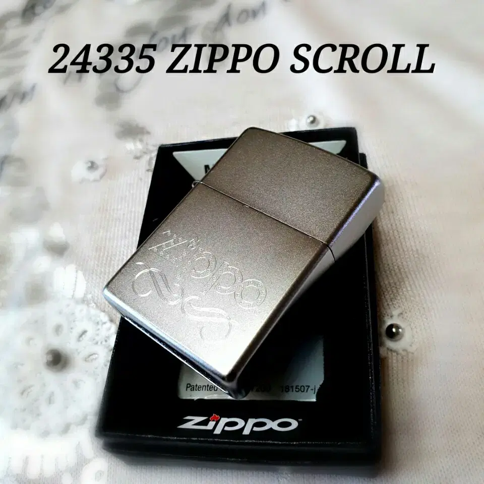 정품 24335 ZIPPO SCROLL 미개봉 새 지포라이터