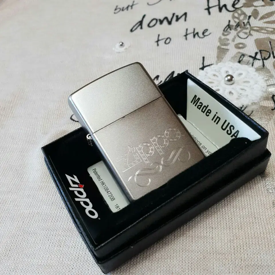 정품 24335 ZIPPO SCROLL 미개봉 새 지포라이터