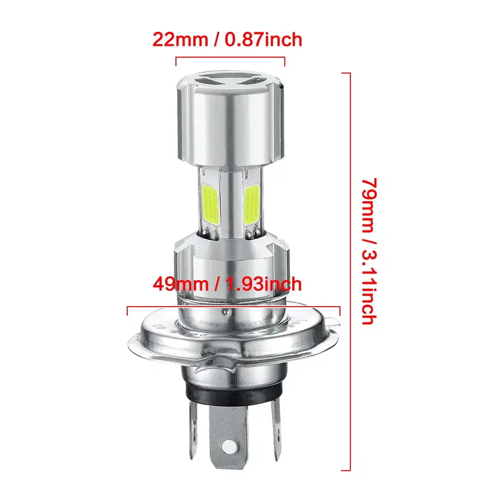 LED H4 헤드라이트 전구 신품