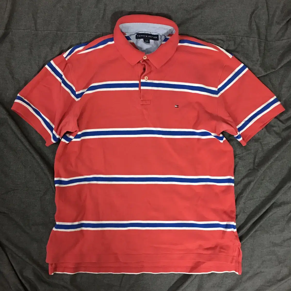 Tommy Hilfiger S/S 폴로셔츠 Sz Large