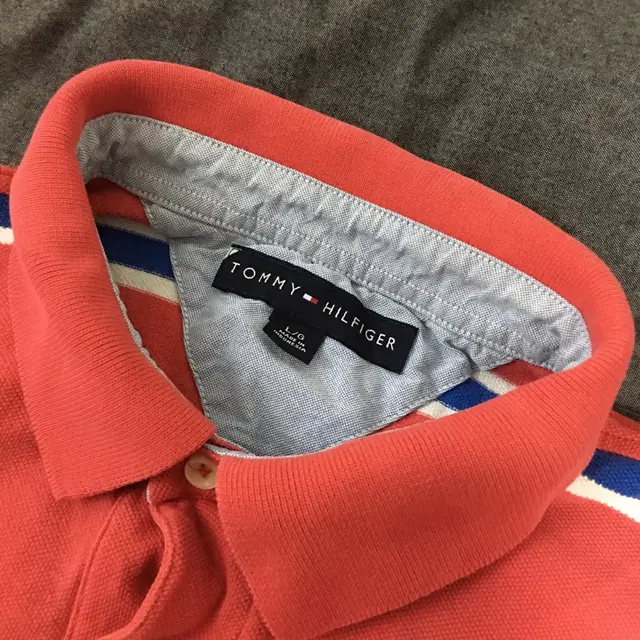 Tommy Hilfiger S/S 폴로셔츠 Sz Large