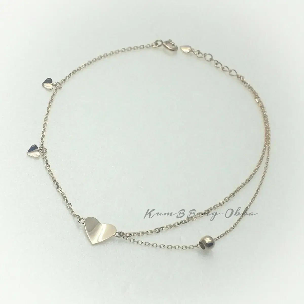 (Keumppang Oppa) 14k 18k anklet F088