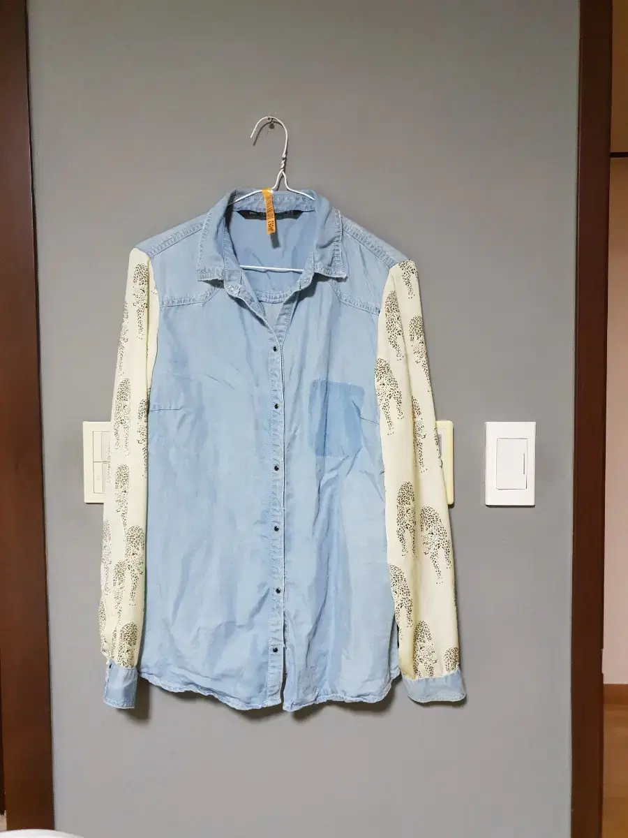 Denim Vintage South Korean-style shirt (M-shaped)