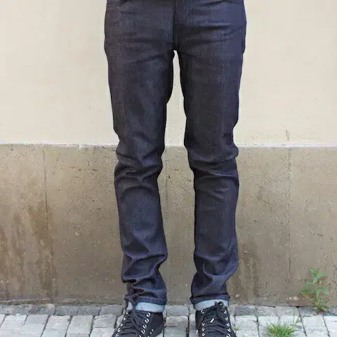 (30x34) 작게나옴누디진 그림팀 Dry Navy Nudie Jeans