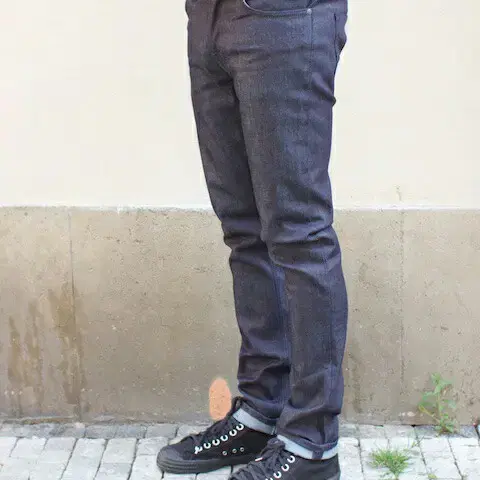 (30x34) 작게나옴누디진 그림팀 Dry Navy Nudie Jeans