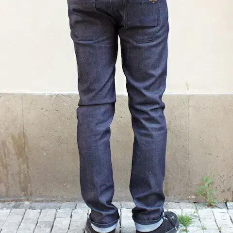 (30x34) 작게나옴누디진 그림팀 Dry Navy Nudie Jeans